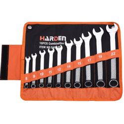 10pce Combination Spanner Set 8-22mm
