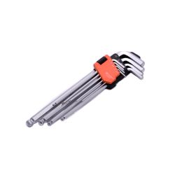 9Pcs Extra Length Ball Key Wrench