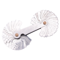 52Pcs thread pitch gauge (metric & imperial)