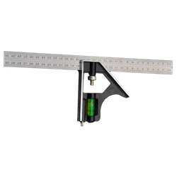 300mm Combination Square with Aluminium Base
