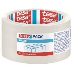 TESA pack BASIC 50mx48mm Transparent (IP 6)