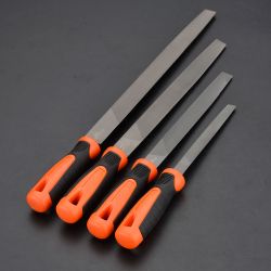 8 Inch (200mm) ½ Round Second Cut File With Soft Handle