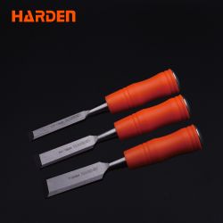 3pcs Orange Circular Handle Wood Chisel Set