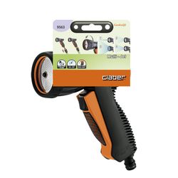 MULTI-JET SPRAY PISTOL WITH ADJUSTABLE NOZZLE & FLOW REGULATION