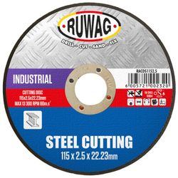115mm STEEL ABRASIVE CUTTING DISC (25/box) /ea