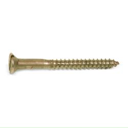 Solid Brass Wood Screw 3x20mm (10)