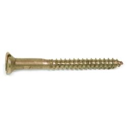 Solid Brass Wood Screw 5x40mm (10)