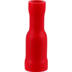 Pre-ins Bullet Terminal Female Red 4mm (25)