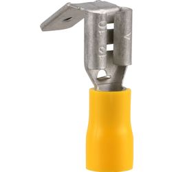Pre-ins Piggy Back Terminal Yellow 6.3mm (25)