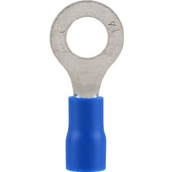 Pre-ins Ring Terminal Blue 8mm (8)