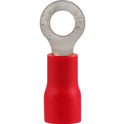 Pre-Ins Ring Terminal Red 5mm (25)