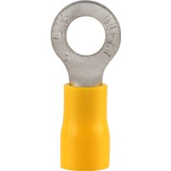 Pre-ins Ring Terminal Yellow 8mm (8)