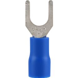 Pre-ins Spade Terminal Blue 4mm (25)