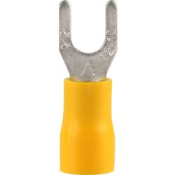 Pre-Ins Spade Terminal Yellow 5mm (25)