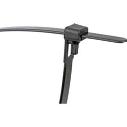 Reusable Cable Ties Black 7.6x150mm (10)