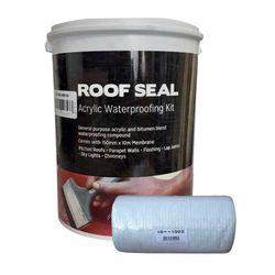 Roof Seal Kit Acryl 5ltr Grey C/w Membrane