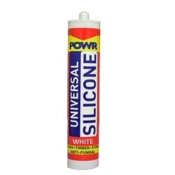 Sealant Silicone POWR White 260ml Cart
