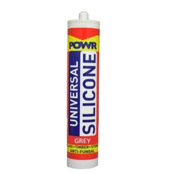 Sealant Silicone POWR Grey 260ml Cart