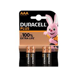 Battery DURACELL + Elec Aaa 4's 1.5v Mn2400k4