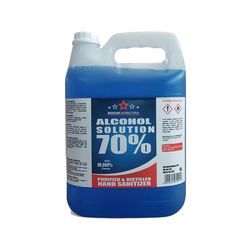 Rsa Hand Sanitiser Liquid 70% Alchohol 5lt