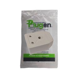 Plug Coupler Janus 2*16amp Nylon (white) Lm1391