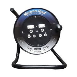 Extension Reel Metal 2x16a No Cable