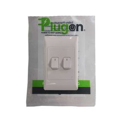Switch Light 2 Lever 4*2 1 Way (sws02)