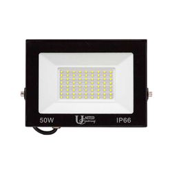 Floodlight Fitting 50w Led C/w Day Night Sensor Slim/l & Pan