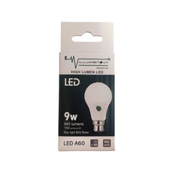 Globe B22 Led 9w Bc Cool/w 25000hrs 850l