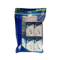 Globe E27 Led 9w Es Cool/w A60 Globe Pack Of 5