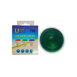 Downlight Led Gu10 Green 7w 550lm 3000h Ue-7wgu10(g)