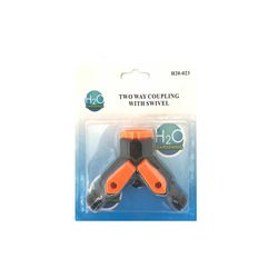 Garden Tap Coupling 2 Way Swivel H20023