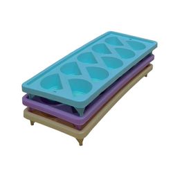 Ice Cube Tray 3 Pce Lemon/lilac/mint Jo0519-v2