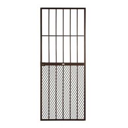 Security Gate P/coated Brown Neder 813x2032
