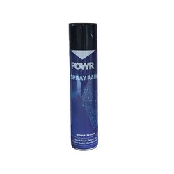 Paint Spray Std Black Satin 300ml POWR