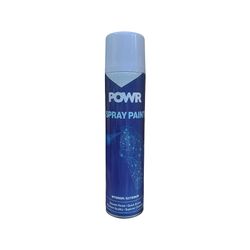 Paint Spray Std White Satin 300ml POWR