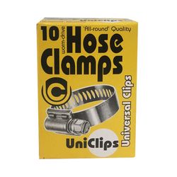 Hose Clamp G20 Size 19mm* 44mm S/s Box Of 10 - Universal