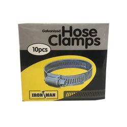 Hose Clamp Galv W/drive 38x63 Box10