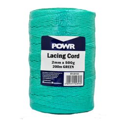 Cord Lacing Green 2mmx500gr