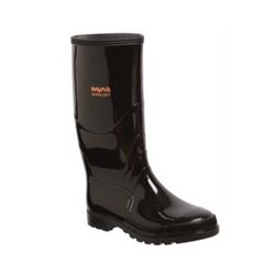 Gumboot Duralight Wayne Knee/l Black N/stc Size 7 F1040