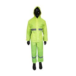 Rainsuit Rubberised Hi-vis Refl Tape Lime Sml Rrl