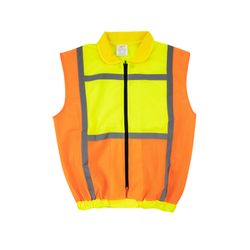 Jacket Refl Sleeveless 2 Tone Lrg Vo27