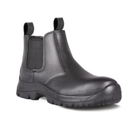 Boot Safety Chelsea Pullon Oil/acid St/cap Black Size 11