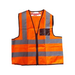 Vest Reflective Flu Orange Zip Pocket O-xl X/large