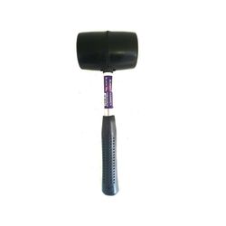 Hammer Mallet Rubber Steel Shaft 700gr Black RIGGER