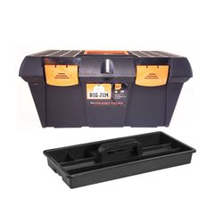 Toolbox Bigjim 48cm Stackable Blk Dytb148bko