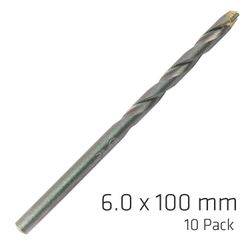 Masonry Drill Bit Long Life 6 X 100mm 10pack