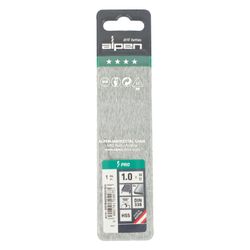 ALPEN Pro Hss 1mm Drill Din 338 Rn 135 Split . Plastic Wallet (1