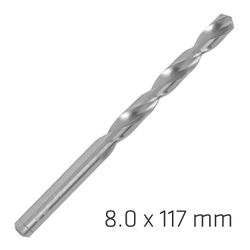 ALPEN Pro Hss 8mm Drill Din 338 Rn 135 Split . Plastic Wallet
