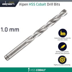 Hss Cobalt Din 338 1.0mm Bulk
